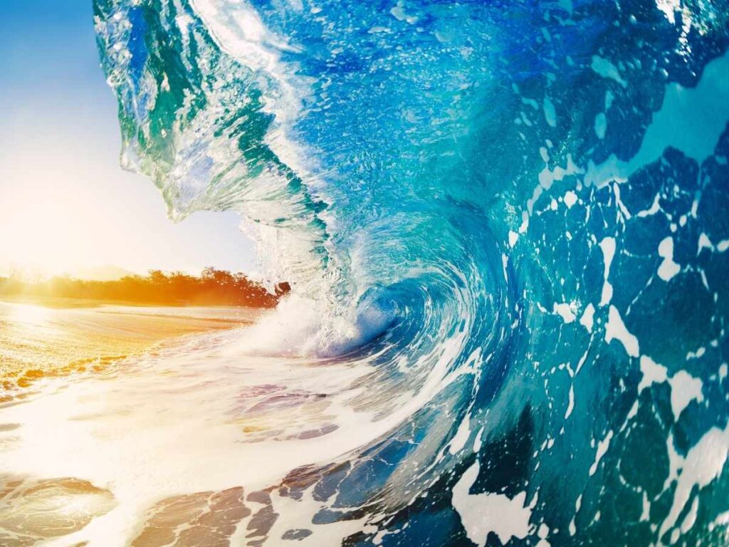 onda no mar